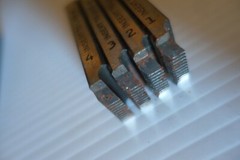 Genuine RIDGID 47905 1/4&Prime;-3/8&Prime; NPT RH High Speed Steel 515 Pipe Die Set