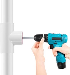 PPR200 PVC Pipe Reamer 2 Inch Head Aluminum Fit into Standard 1/2-Inch Drills