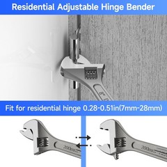 Knuckle Bender Adjustable Door Hinge Tool with Built-in Hinge Pin Remover, He&hellip;