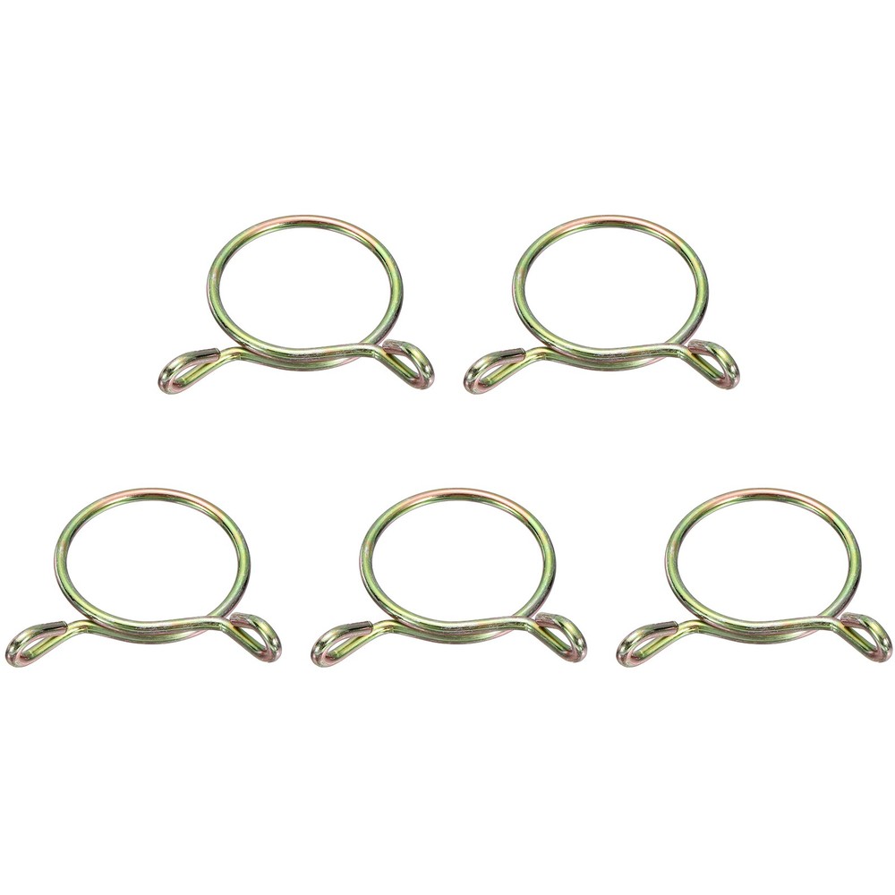 Fuel Line Hose Clips, 5Pcs 36mm 304 Stainless Steel Tubing Spring Clamps Zinc