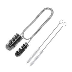 66 Inch Long Drain Brush Double Head Hose Pipe Cleaning Brush with Straw Brush