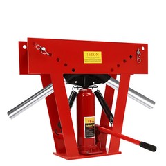 Hydraulic Pipe Tube Bender Tool Manual Heavy-Duty Pipe Bending Machine 16T Red