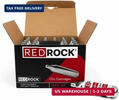 RedRock 16 Gram Unthreaded CO2 Cartridges for Gallo Drain Gun HVAC Drain Line Cl