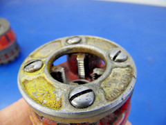 Ridgid 00-R Pipe Threader Die Head w/ 1/2&Prime; NPT Die,USED,Lot of 1