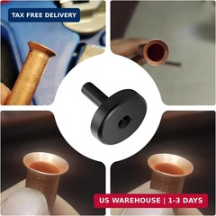 10Pcs 3/16&Prime; Double Flare Die, Black Steel Adapters for Double Flare Tool, Tubing