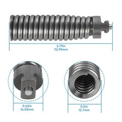 91042 Cable Repair Coupling Suitable for RIDGID Drain Cleaner Fittings, 1/2-I&hellip;