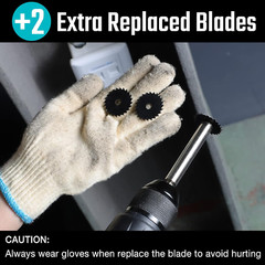 inside Pipe Cutter with 2 Replaced Blades, for PVC and Plastic Pipe