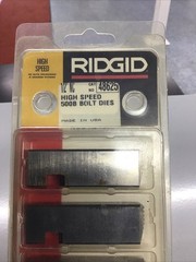 RIDGID 48625 1/2&Prime;- 13 UNC 500B BOLT DIE SET HIGH SPEED