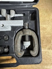 K-D Tools 2199 Double Flaring Tool Set Made In USA w/ Threaded Dies in Case