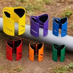 Drkerr 6Piece Magnetic Metal Pipe Cutting Guide Kit &ndash; (Includes Sizes: 1-5/8&Prime;&hellip;