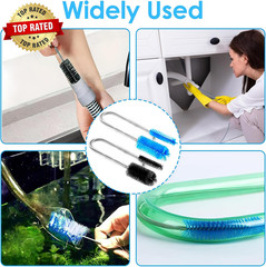 2 Pcs Flexible Drain Pipe Cleaning Brush, 36&Prime; Extra Long Double Ended Nylon Bris