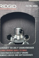 64323 K9-204 Flexshaft Knocker, 5/16&Prime; Cable, 2&Prime; Pipe, 2 Chain