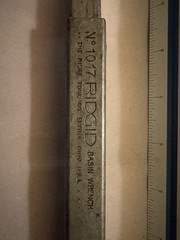 Ridgid No. 1017 Telescopic Basin Wrench, Made in USA