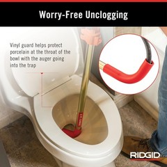 Ridgid 56658 K-6P Toilet Auger, No Size, No Color