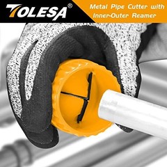 Heavy Duty Pipe Cutter Tool 3/16&Prime;-2&Prime; (5-50mm) with Deburring Tool for Copper, Br