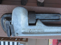 MCC 24&Prime; Aluminum Pipe Wrench PW-DA600 Jaw Size 600mm Forged Handle Japan