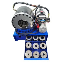 12V 1/4-2&Prime; Car Portable Electric Hydraulic Hose Crimping Machine with 10 Dies
