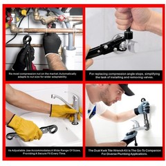 Angle Stop Removal Tool Plated Steel Angle Stop Wrench And Double Ended