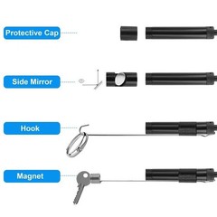 Pipe Inspection Camera Endoscope Video Sewer Drain Cleaner Waterproof Snake USB