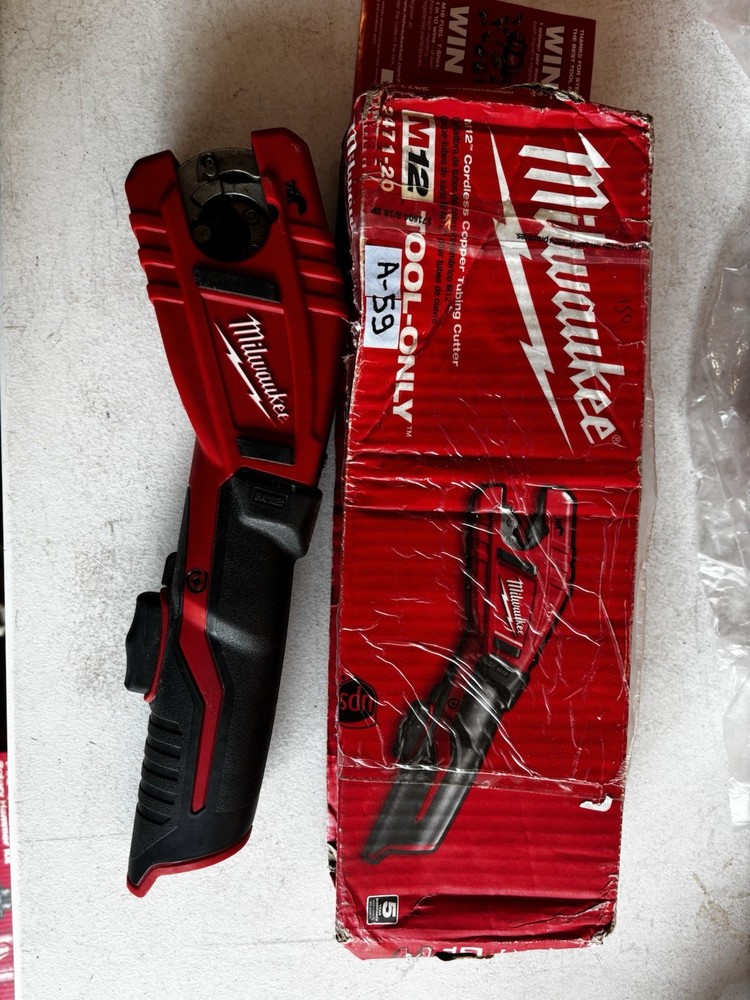 Milwaukee 2471-20 M12 Cordless Copper Tubing Cutter Tool (A-59)