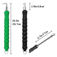 Rebar Tie Wire Twister Tool Set 2PCS Steel Twisting Tool