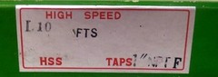 FTS EXTENSION PIPE TAP, 1&Prime; NPTF 11-1/2, NEW IN BOX