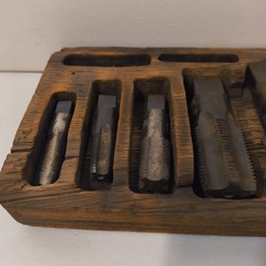Pipe Taps Set Of 7 Greenfield, Rigid, Morse & More-Flutes Between 4-7 USA Made