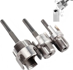 3Pcs Integrated Internal & External Pipe Threading Tool, Dual-Function Pipe T&hellip;