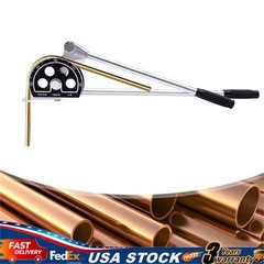 3/4&Prime; Tube Bender Manual 0~180&deg; Copper Ratchet Type Pipe Bender Bending Tool 19mm