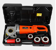 Hand Held Electric Threading Machine Hinge Thread Pipe Iron Tube Threading Kit