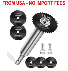 Inside Pipe Cutter for PVC Pipe with 5 Replacement Saw Blades, 1/4 Inch Hex Shan