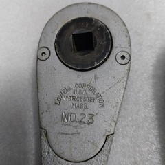 MODEL. NO . 23 WORCESTER MASSACHUSETTS DRIVE SIZE 1/2 INCH ( 2 PIECE BUY LOT