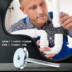 Plumbing PVC Fitting Socket Saver, PVC Pipe Reamer Cutter for Removing SCH 40 fr