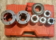PIPE THREADER SET NPT 1/2 IN, 3/4 IN, 1 IN, 1/2 IN, 2 IN