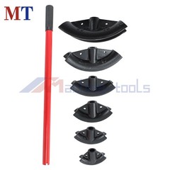 12 Ton Tubing Bender Manual Hydraulic Copper Exhaust Pipe Bender With 6 Dies