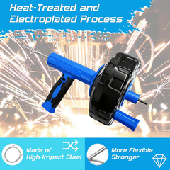 25FT Auto Feed Drain Snake Auger Drill or Manual Hair Clog Remover | 25FT Flexib
