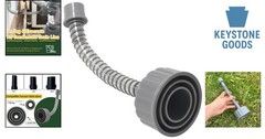 AC Drain Line Cleaner Tool with Wet Vac Attachment