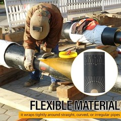 Flexible Pipe Ruler 4 Piece Wrap Around 1 48 Inch