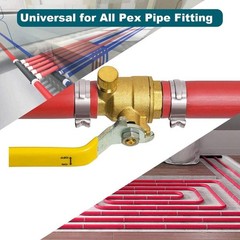 High Quality 50 Pack 1/2 Inch Stainless Steel PEX Cinch Clamps &ndash; Anti-Corrosion