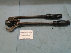 Eaton Weatherhead 1/4&Prime; Tubing Tube Bender 0-180 Degree Bends Lever Type G426