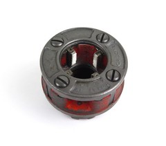 Ridgid 00R Pipe Threader Die Head w/ 3/4&Prime; NPT Dies