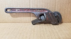 Vintage Ridgid E8 Offset Red Pipe Wrench working VGC