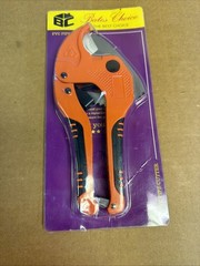 Bates- PVC Pipe Cutter, Cuts up to 1-1/4&Prime;, Ratcheting Cutter Orange