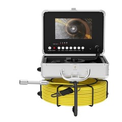 7inch Sewer Pipe Inspection Camera Drain Sewer Pipeline Industrial Endoscope 20m