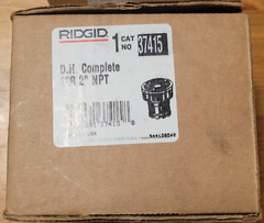 Ridgid 37415 12R NPT 2&Prime; NPT 11-1/2 Tpi Pipe Threading Die Head