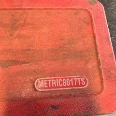 Mac Tools Metric Tap & Die Set 8017TS, 2mm-14mm, Tap Wrench, Die Handle, Metric