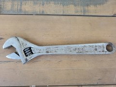 Ridgid Crescent Wrench 12&rdquo; Adjustable #712 The Ridge Tool Co. Elyria, Ohio