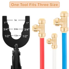 3-in-1 Air Line Disconnect Pliers Tool 1/2&Prime; 3/4&Prime; 1&Prime; Push Connect Fitting Remover
