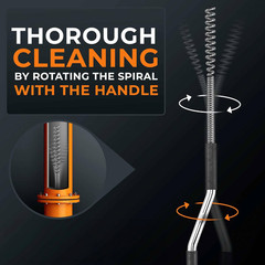 50 FT Drain Snake 3.0 &ndash; Heavy-Duty Plumbing Auger for Deep Blockages