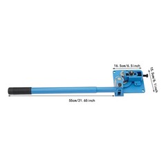 Blue Carbon Steel Sheet Metal Bending Tool Dual-zone Ball Bearings 90&deg; Bending